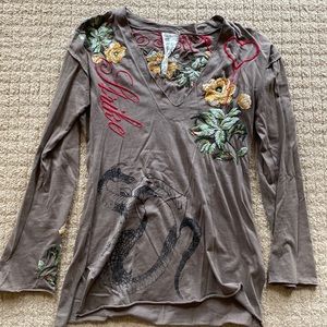 Johnny Was size M tunic. Smoke free home